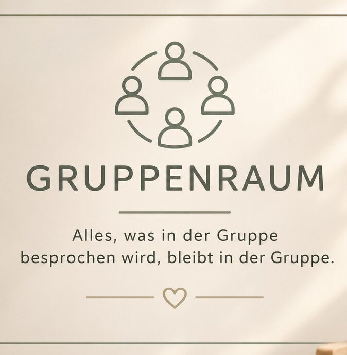 Menschen sitzen im Kreis und hören einander aufmerksam zu